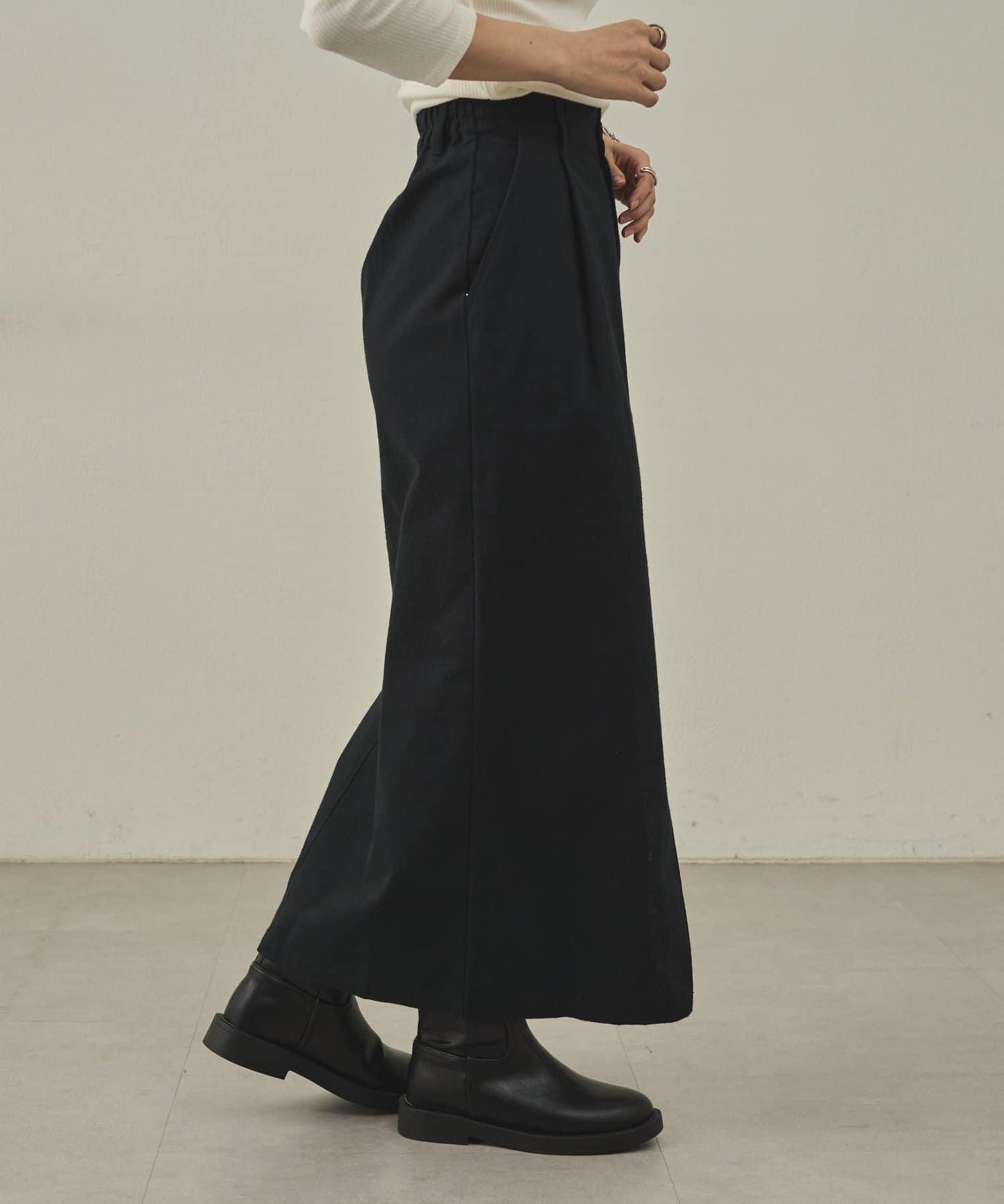 【paradigm】冬季亞麻I型裙