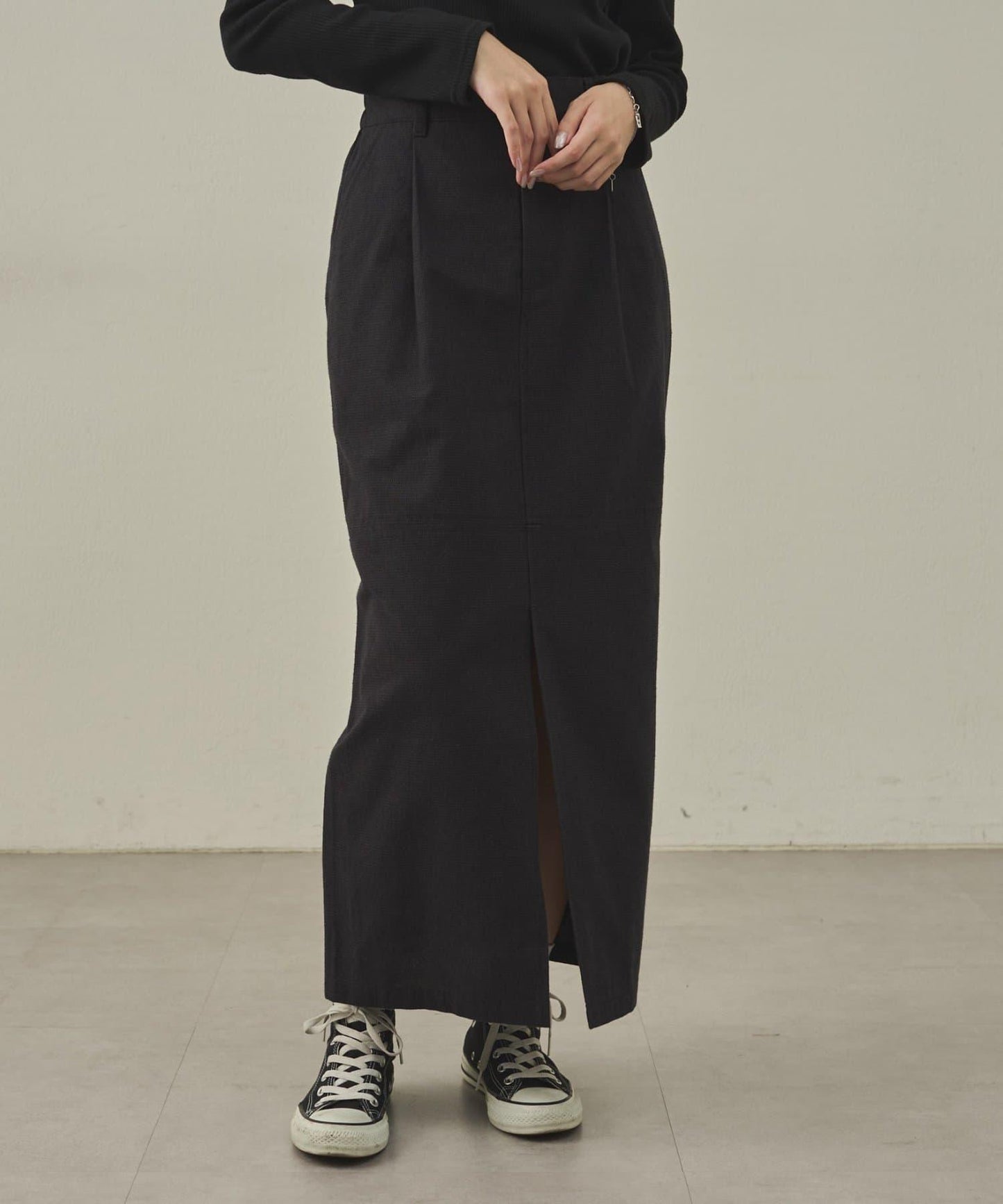 【paradigm】冬季亞麻I型裙