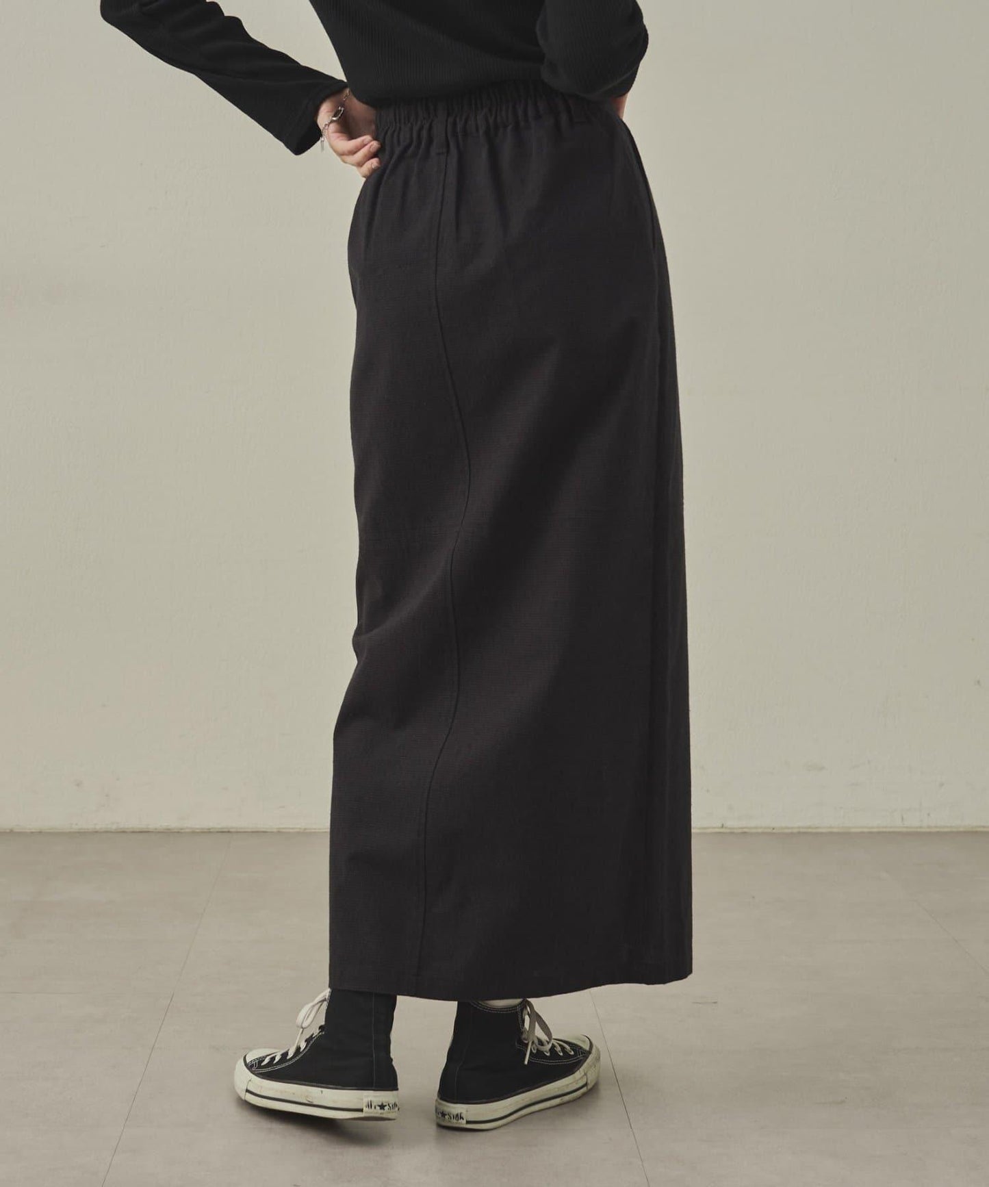 【paradigm】冬季亞麻I型裙