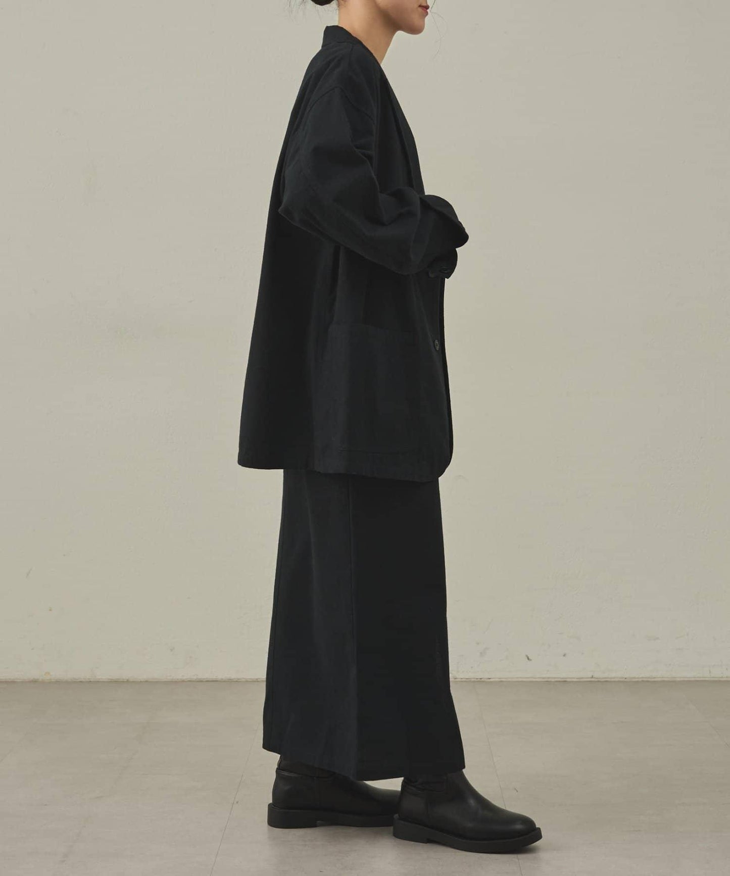 【paradigm】冬季亞麻I型裙