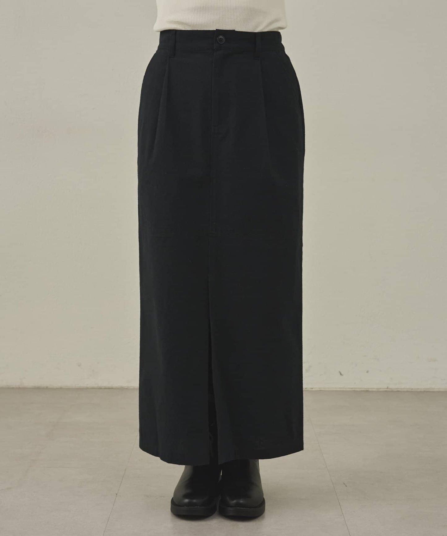 【paradigm】冬季亞麻I型裙