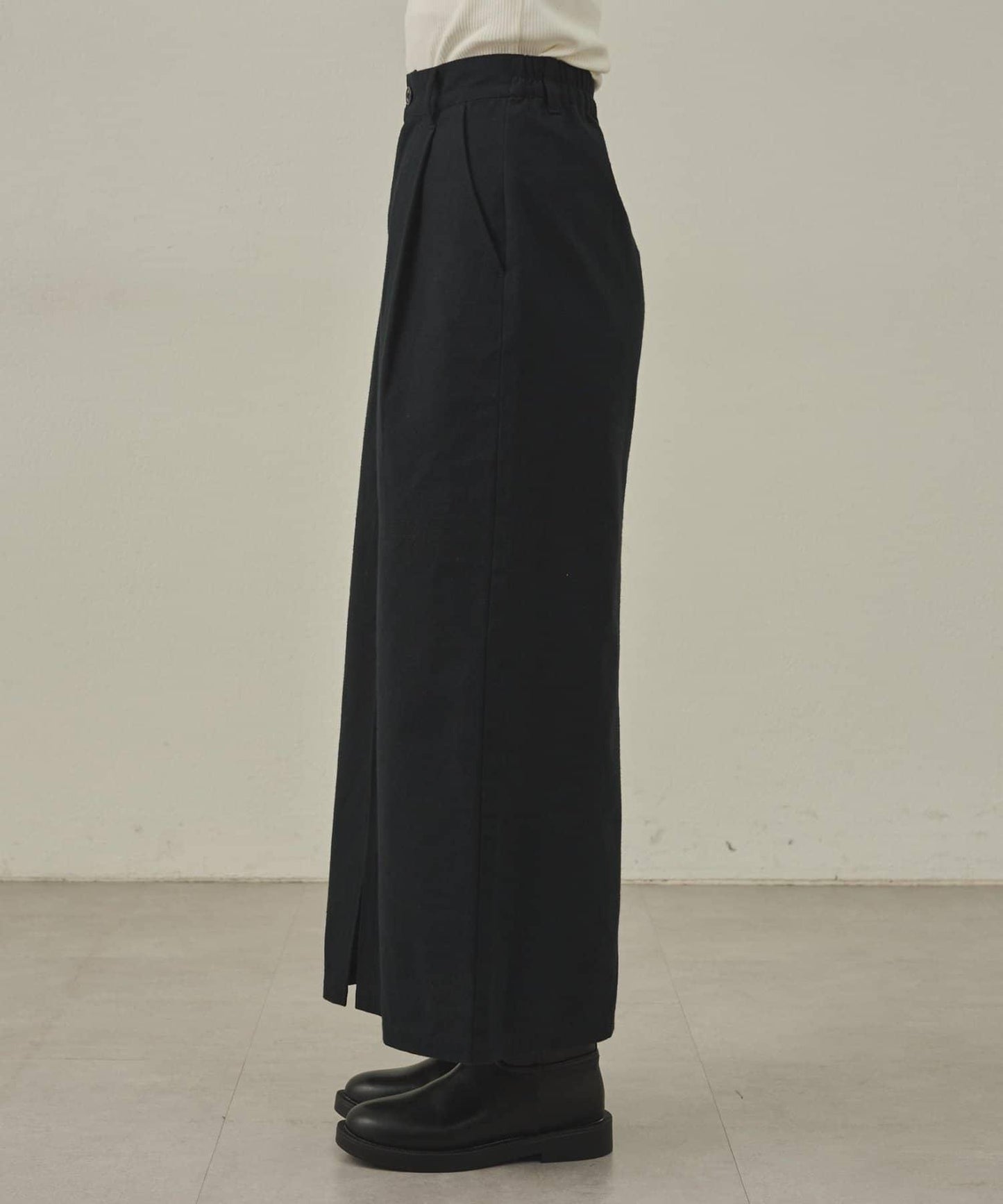 【paradigm】冬季亞麻I型裙