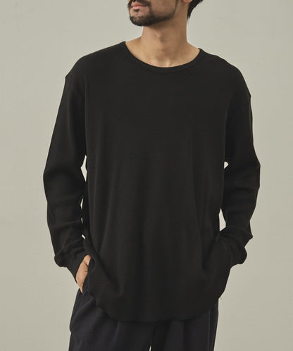 【paradigm】燃氣烤華夫格圓領長袖T恤