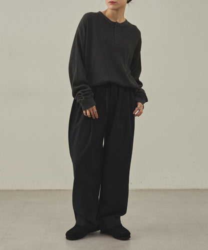 【paradigm】冬季亞麻休閒長褲U