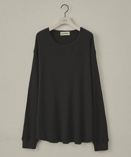 【paradigm】燃氣烤華夫格圓領長袖T恤