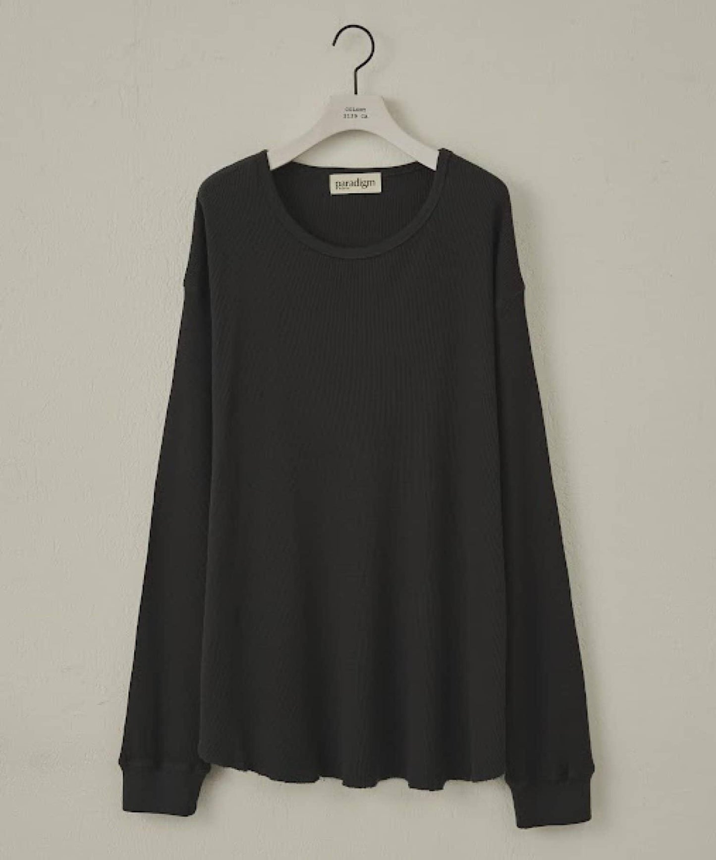 【paradigm】燃氣烤華夫格圓領長袖T恤