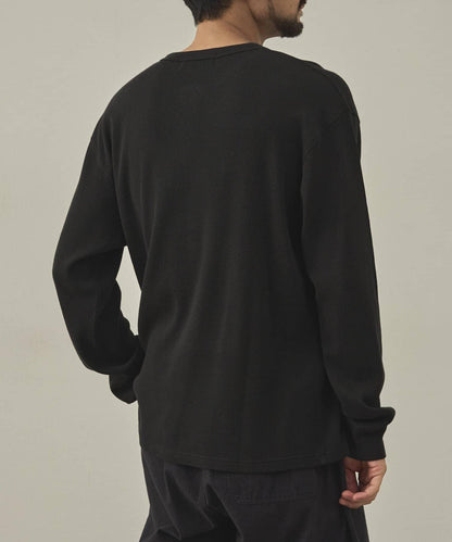 【paradigm】燃氣烤華夫格亨利領長袖T恤