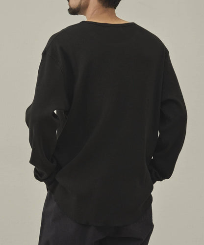 【paradigm】燃氣烤華夫格圓領長袖T恤