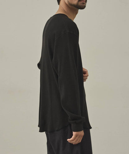 【paradigm】燃氣烤華夫格圓領長袖T恤