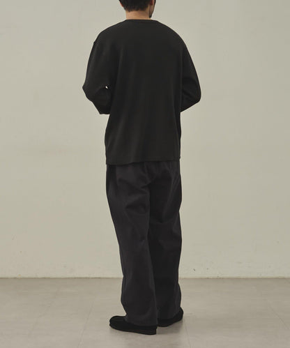 【paradigm】燃氣烤華夫格亨利領長袖T恤