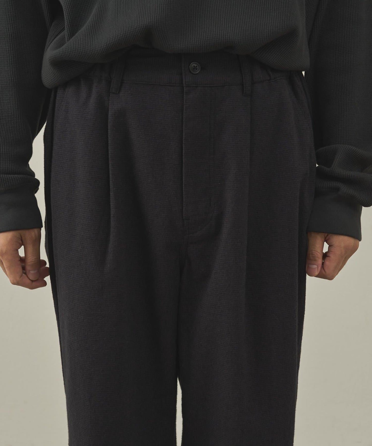 【paradigm】冬季亞麻休閒長褲U