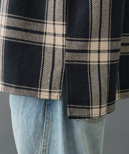 格紋襯衫夾克