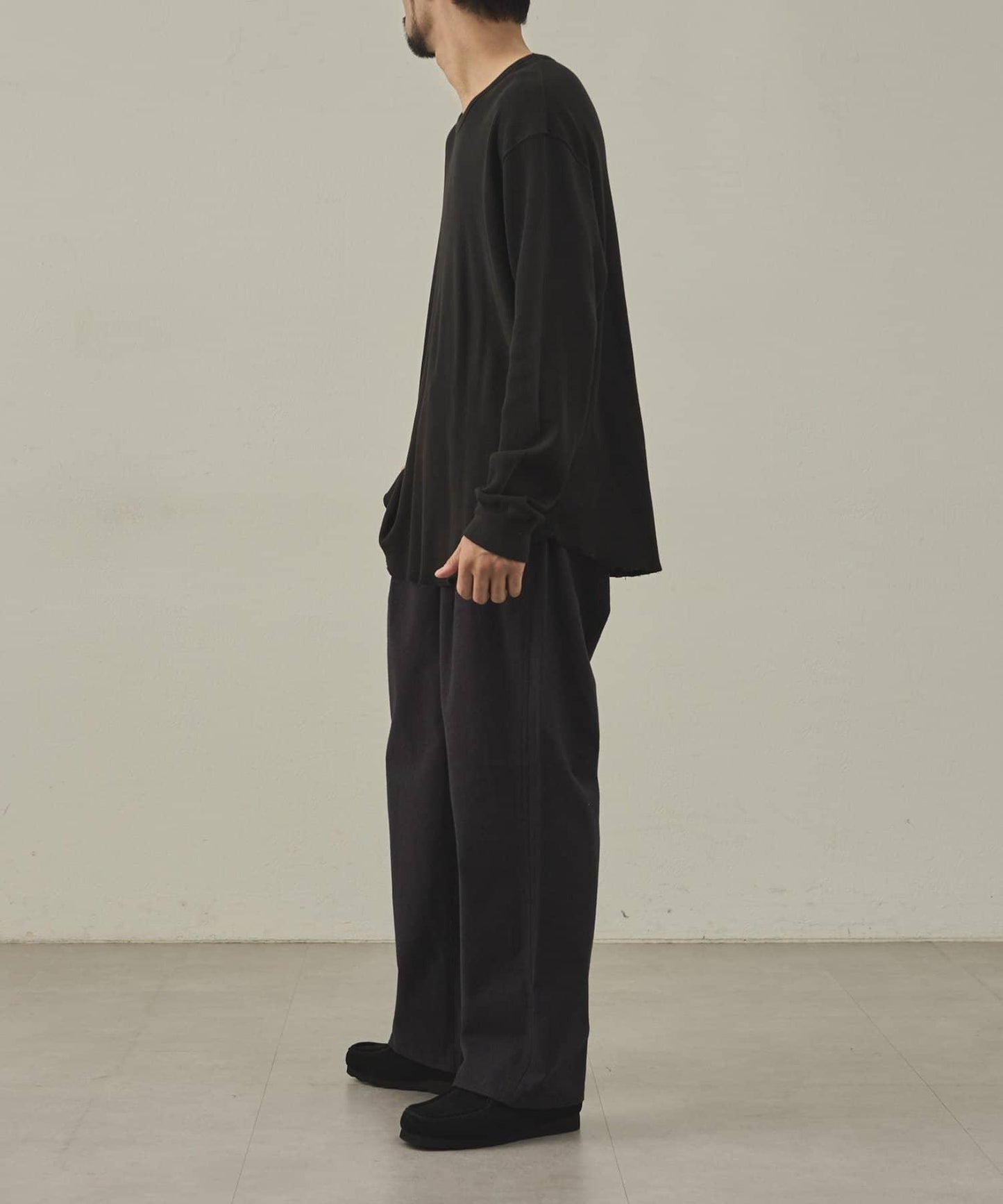 【paradigm】燃氣烤華夫格圓領長袖T恤