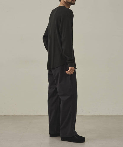 【paradigm】燃氣烤華夫格圓領長袖T恤