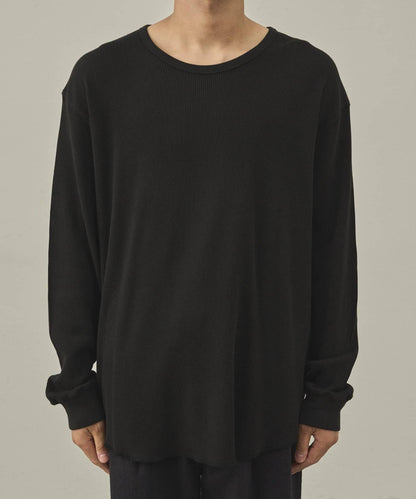 【paradigm】燃氣烤華夫格圓領長袖T恤