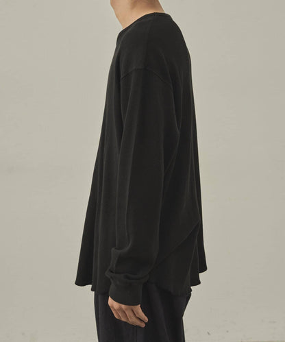 【paradigm】燃氣烤華夫格圓領長袖T恤