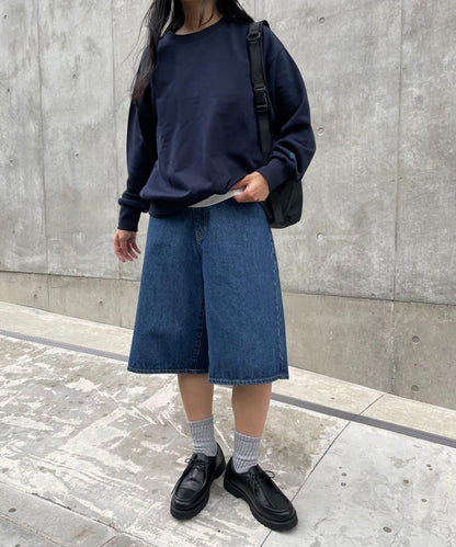 【LEI企畫/】衛衣袖部刺繡套頭衫