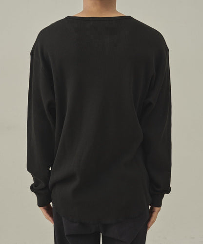 【paradigm】燃氣烤華夫格圓領長袖T恤