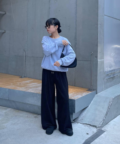 【LEI企畫/】衛衣袖部刺繡套頭衫
