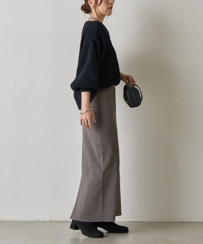 【復刻】毛絨一字肩針織衫