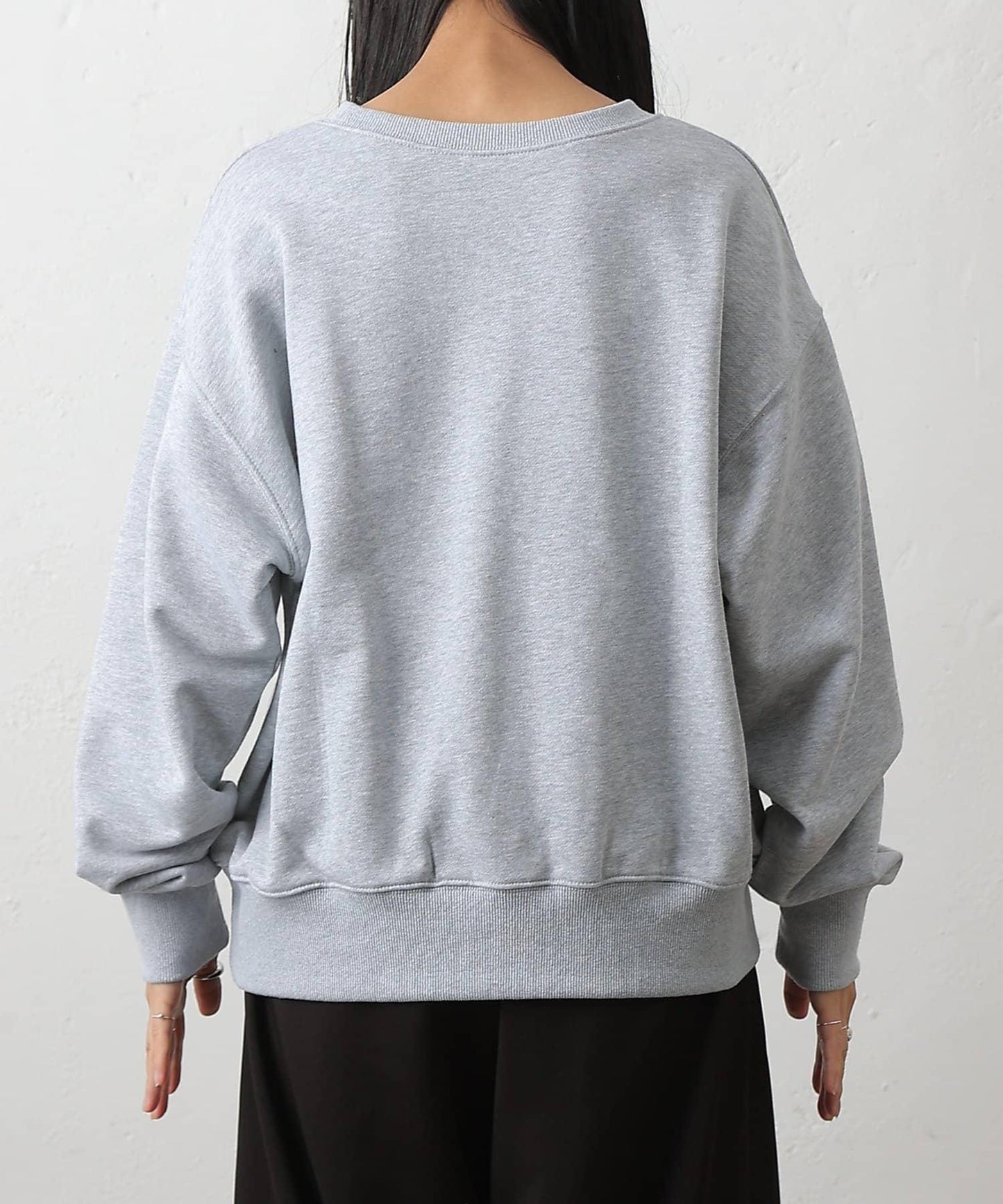 【LEI企畫/】衛衣袖部刺繡套頭衫