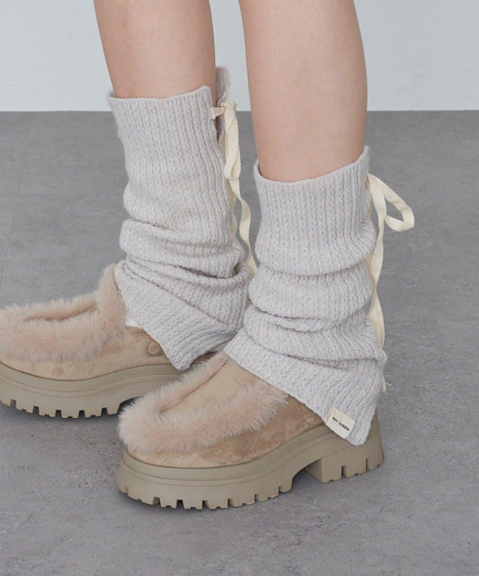 蝴蝶結裝飾腿套