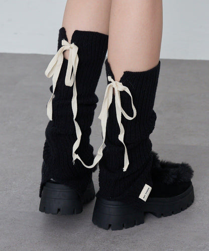 蝴蝶結裝飾腿套