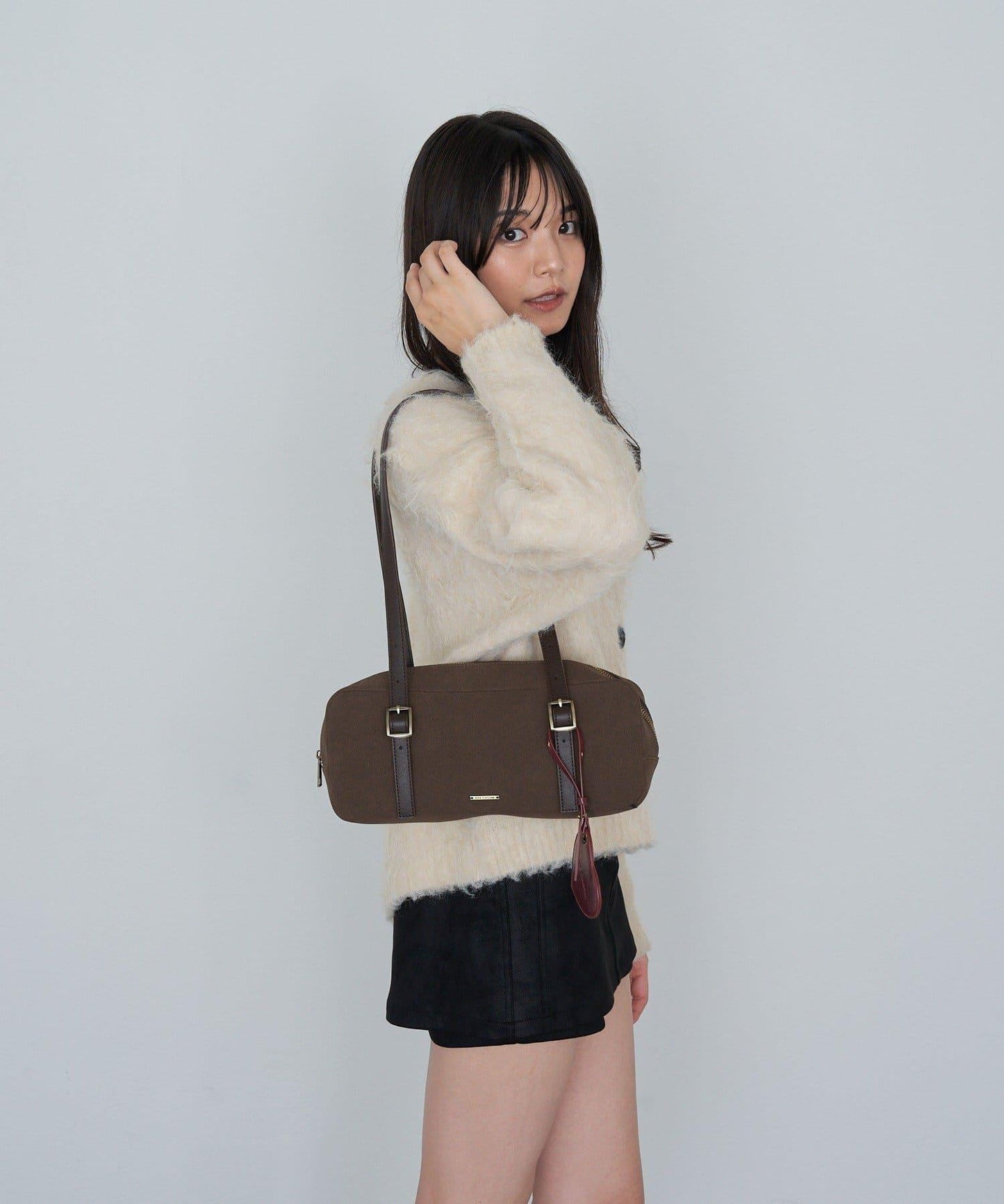 【RAY CASSIN】長毛V領寬鬆開衫