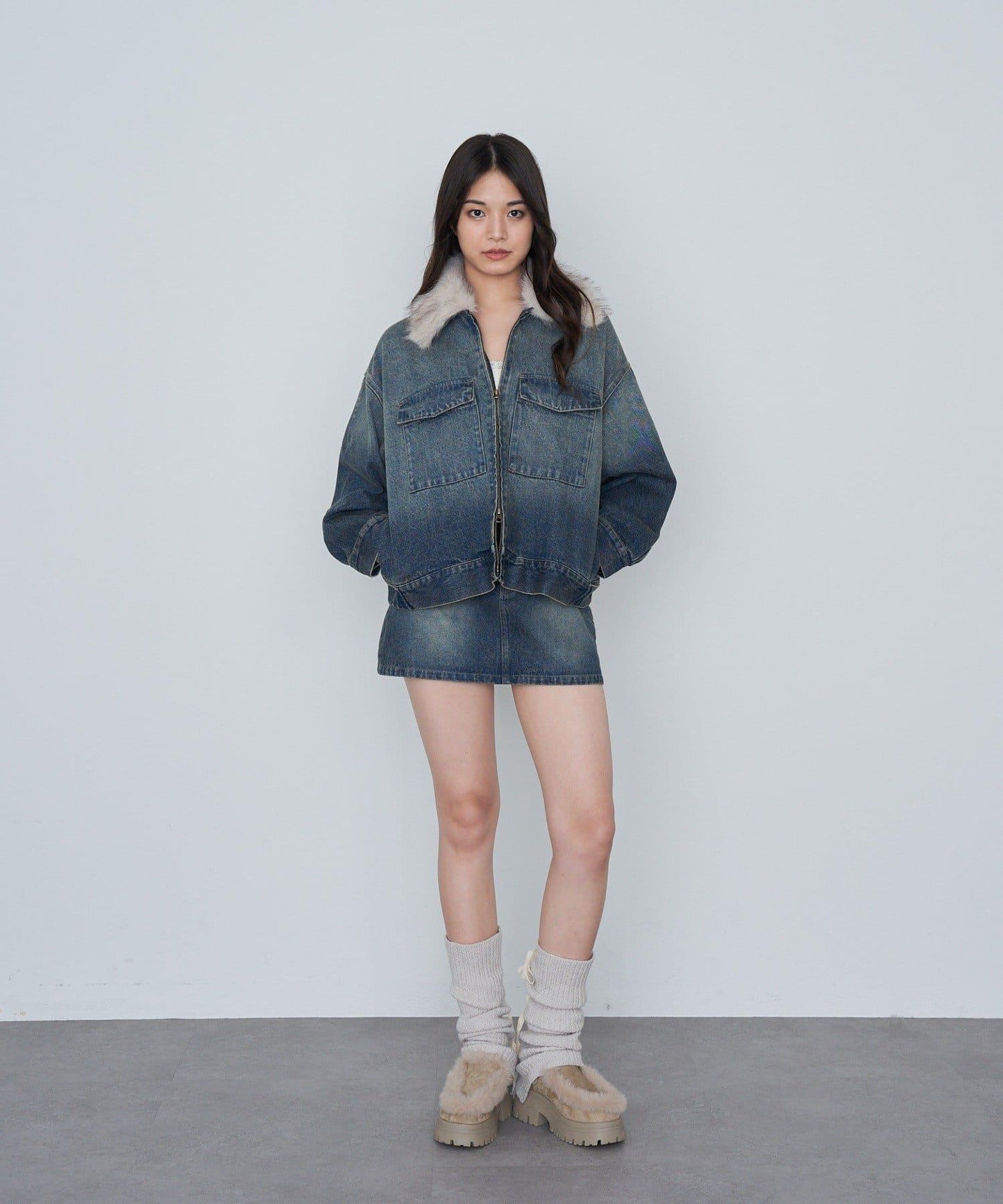 蝴蝶結裝飾腿套