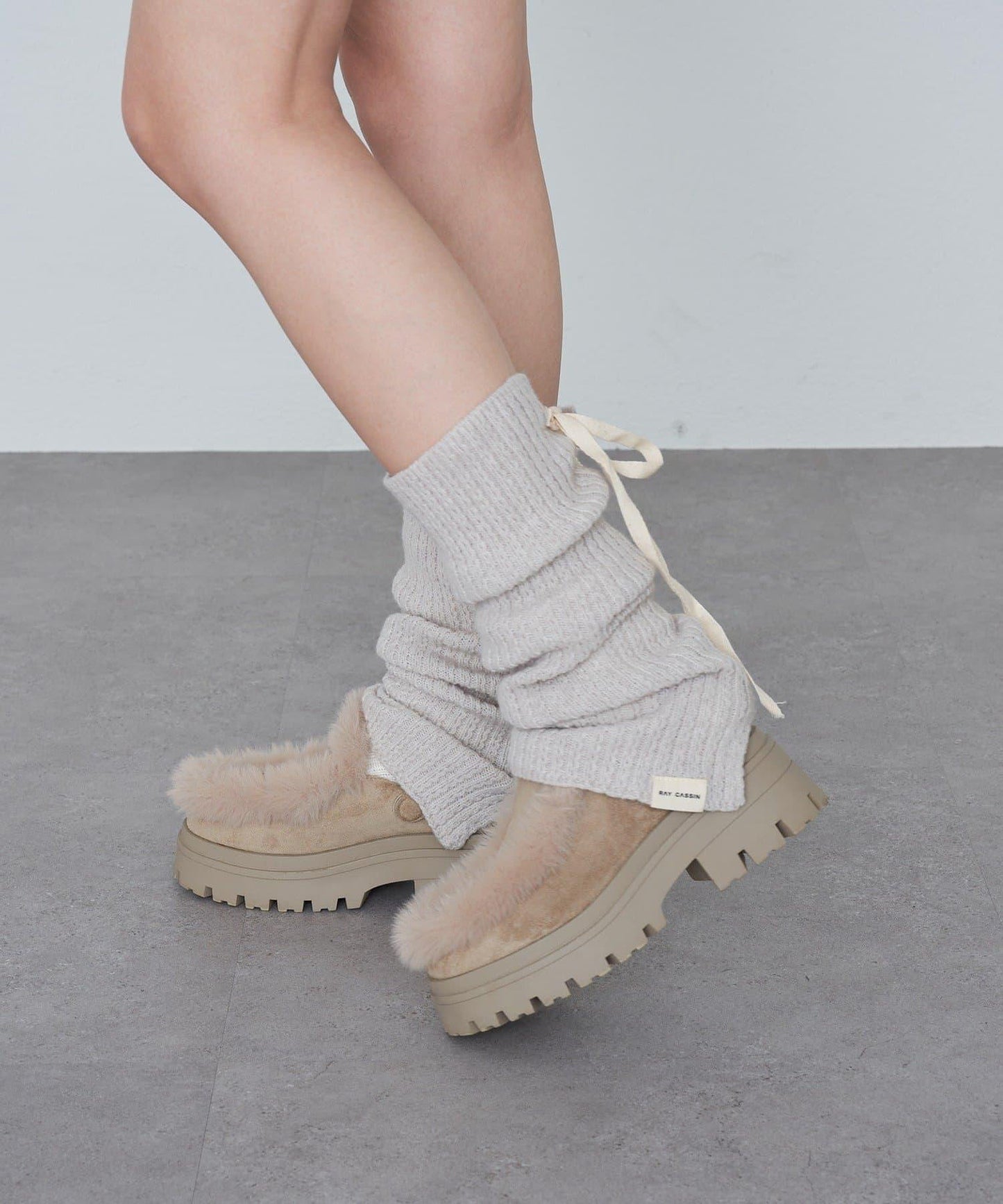 蝴蝶結裝飾腿套