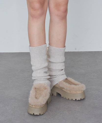 蝴蝶結裝飾腿套