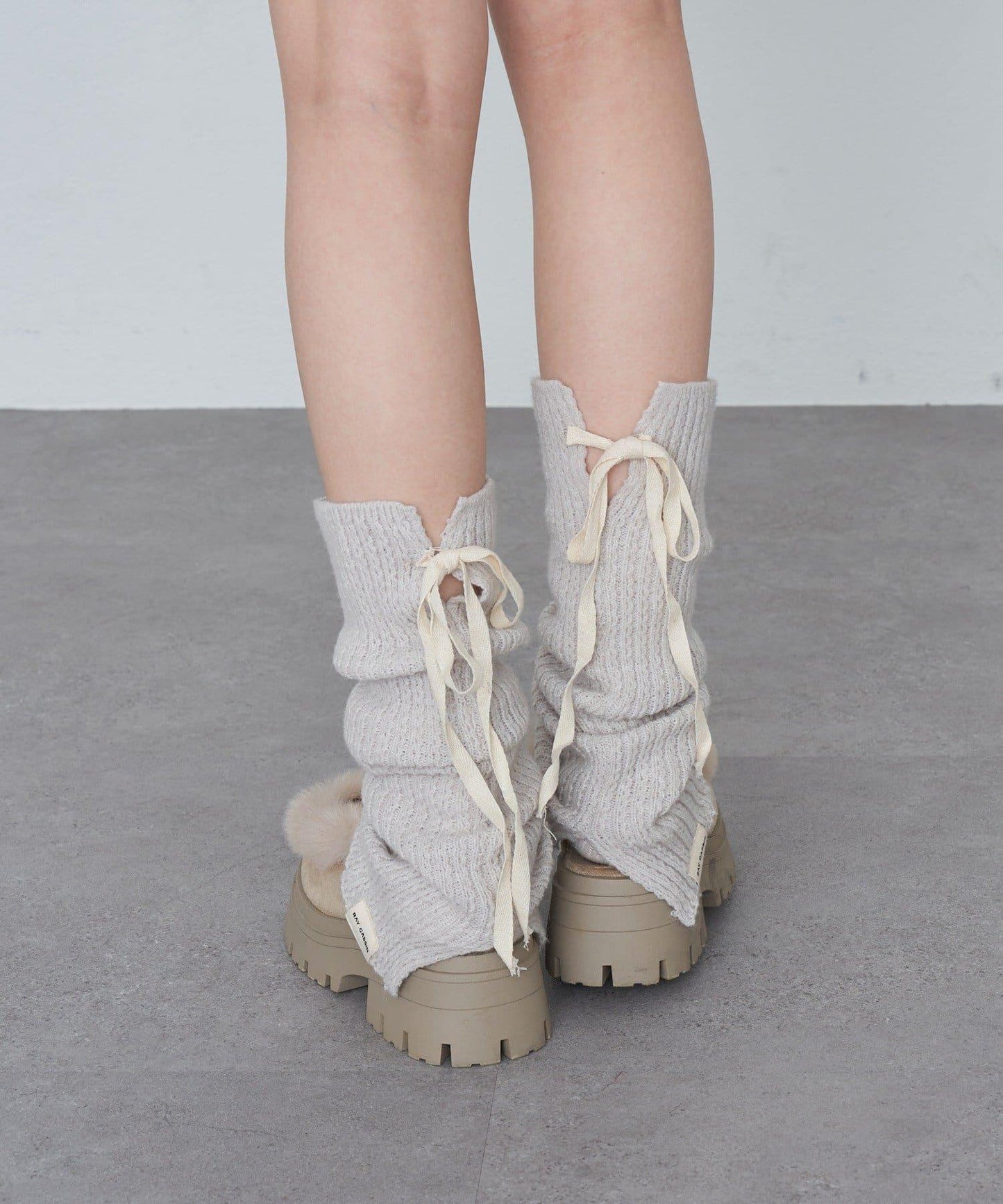 蝴蝶結裝飾腿套