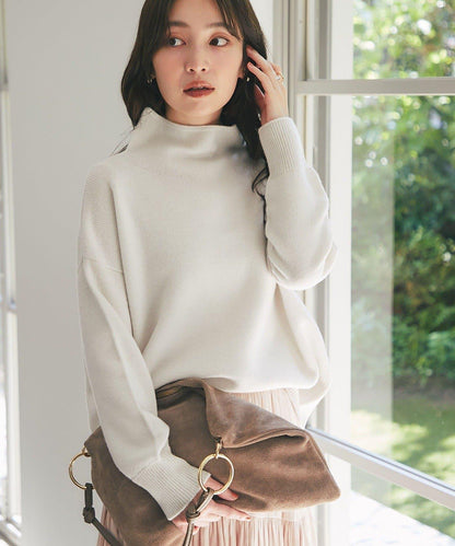 100%羊毛高領針織衫