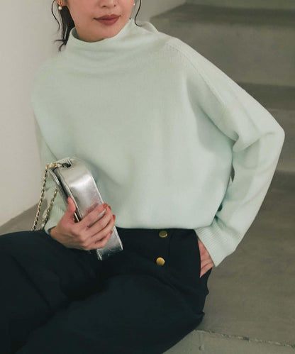 100%羊毛高領針織衫