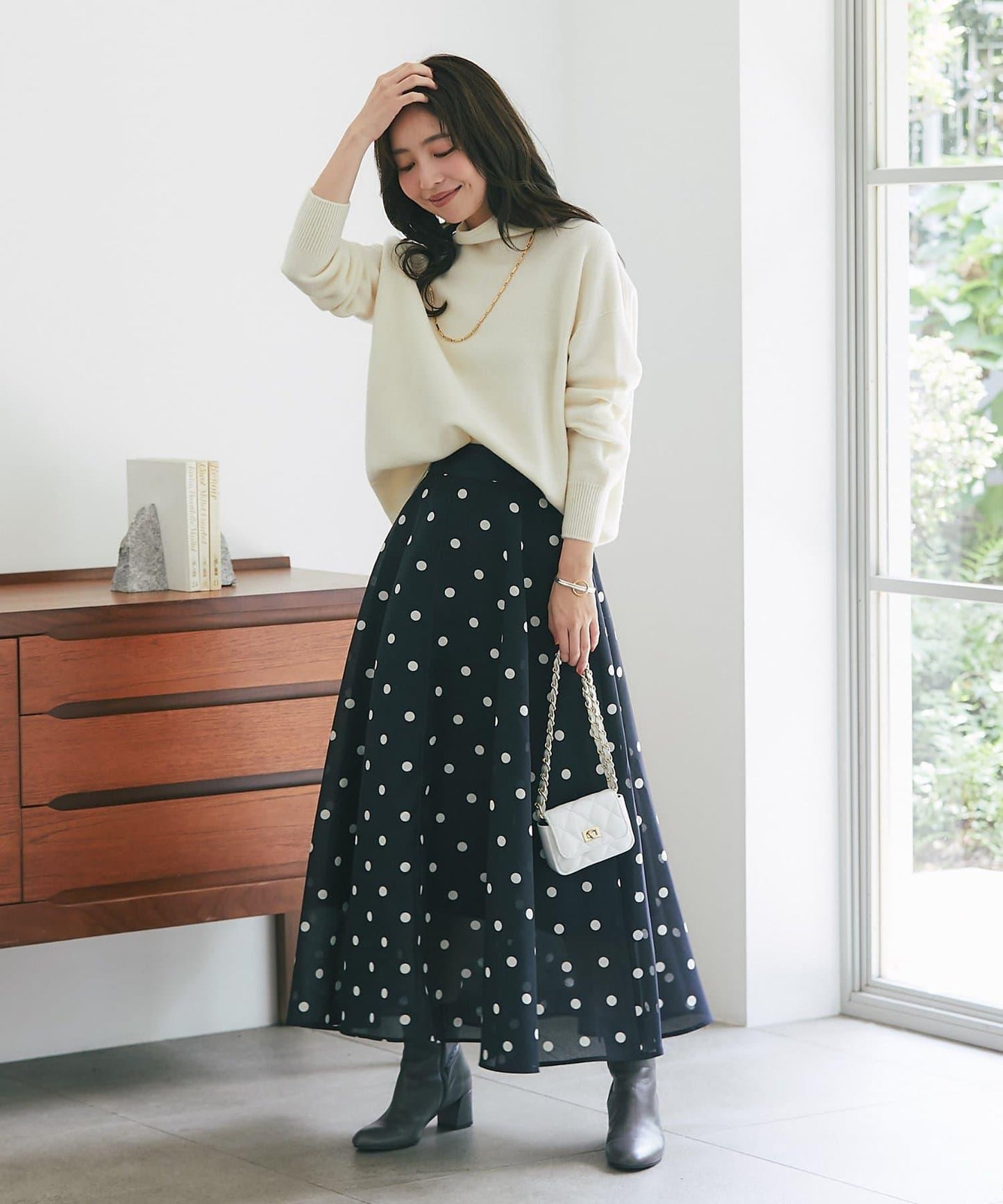 100%羊毛高領針織衫