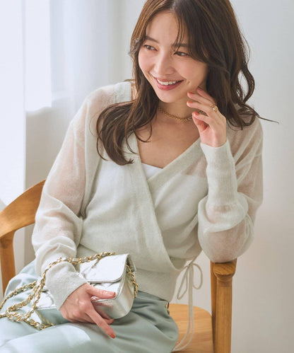 【La boutique BonBon】亮絲馬海毛可前後兩穿針織衫