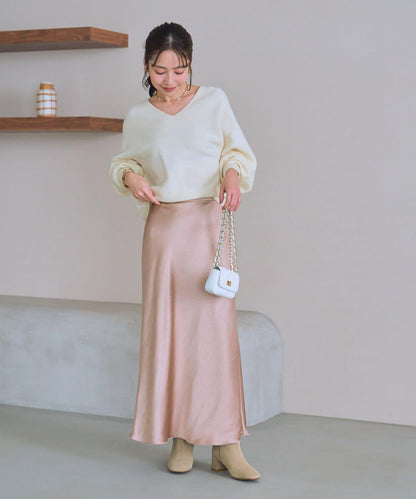 100%羊毛高縮絨V領針織衫