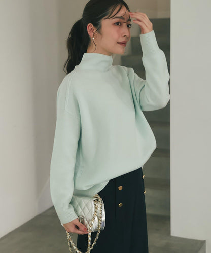 100%羊毛高領針織衫