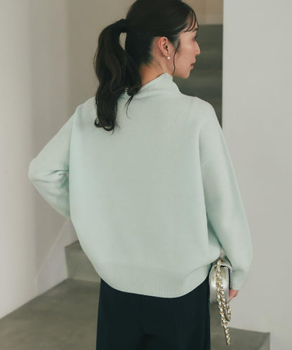 100%羊毛高領針織衫