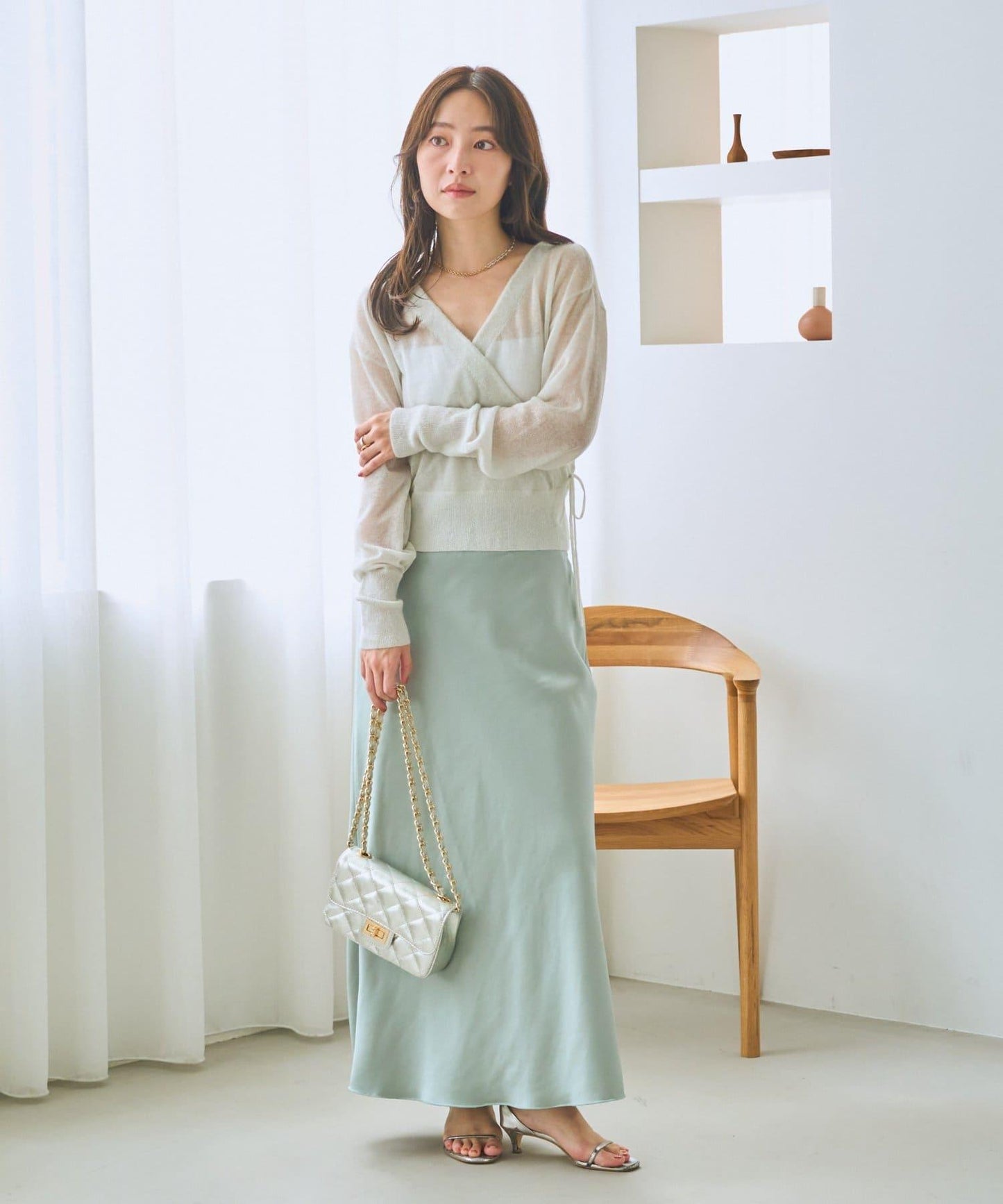 【La boutique BonBon】亮絲馬海毛可前後兩穿針織衫