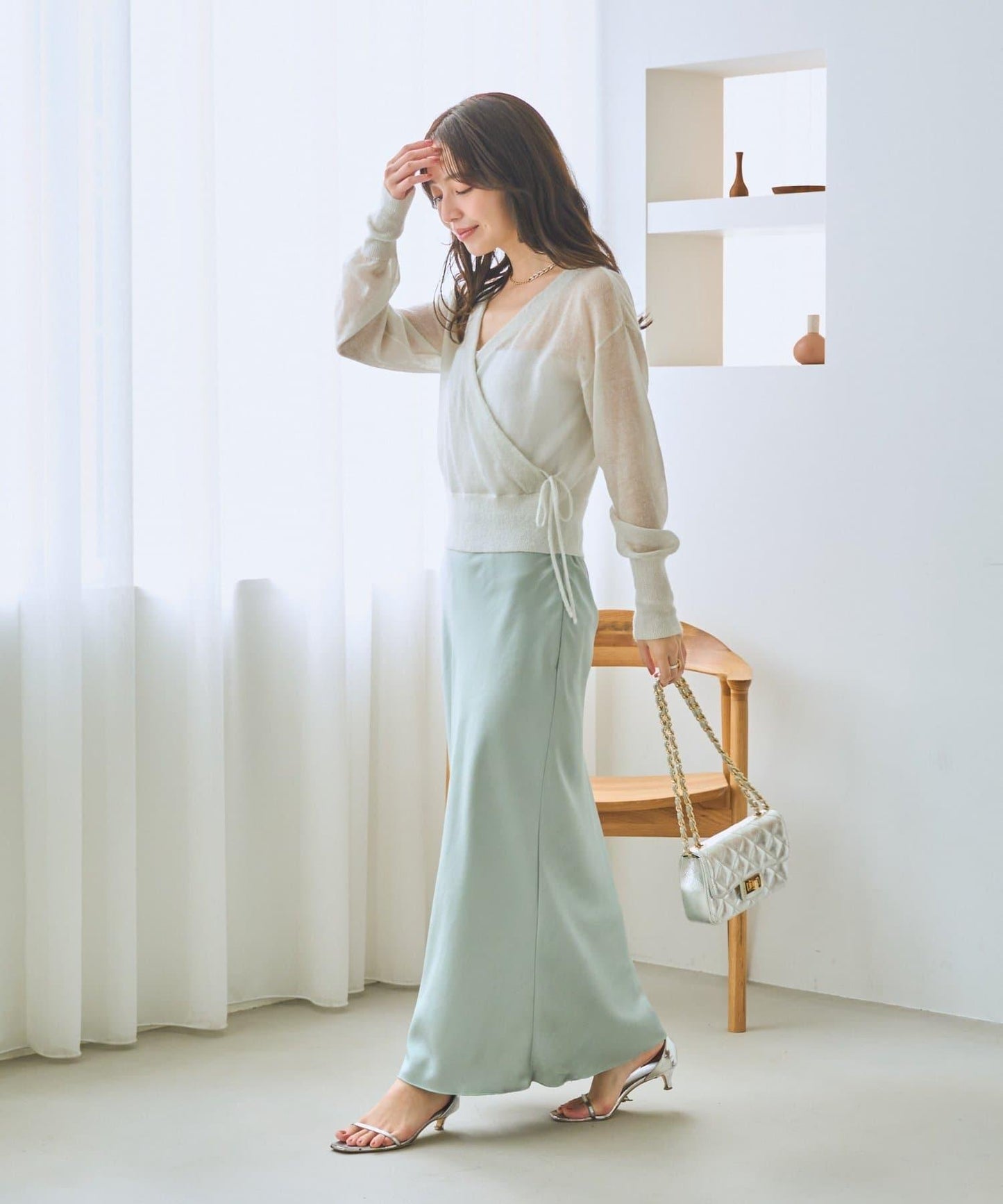 【La boutique BonBon】亮絲馬海毛可前後兩穿針織衫