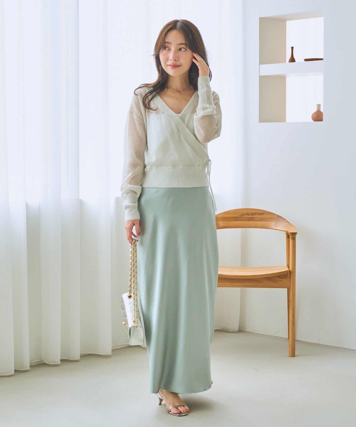 【La boutique BonBon】亮絲馬海毛可前後兩穿針織衫