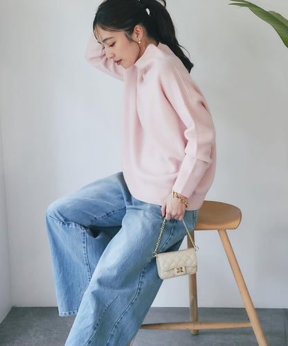 100%羊毛高領針織衫