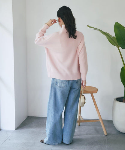 100%羊毛高領針織衫