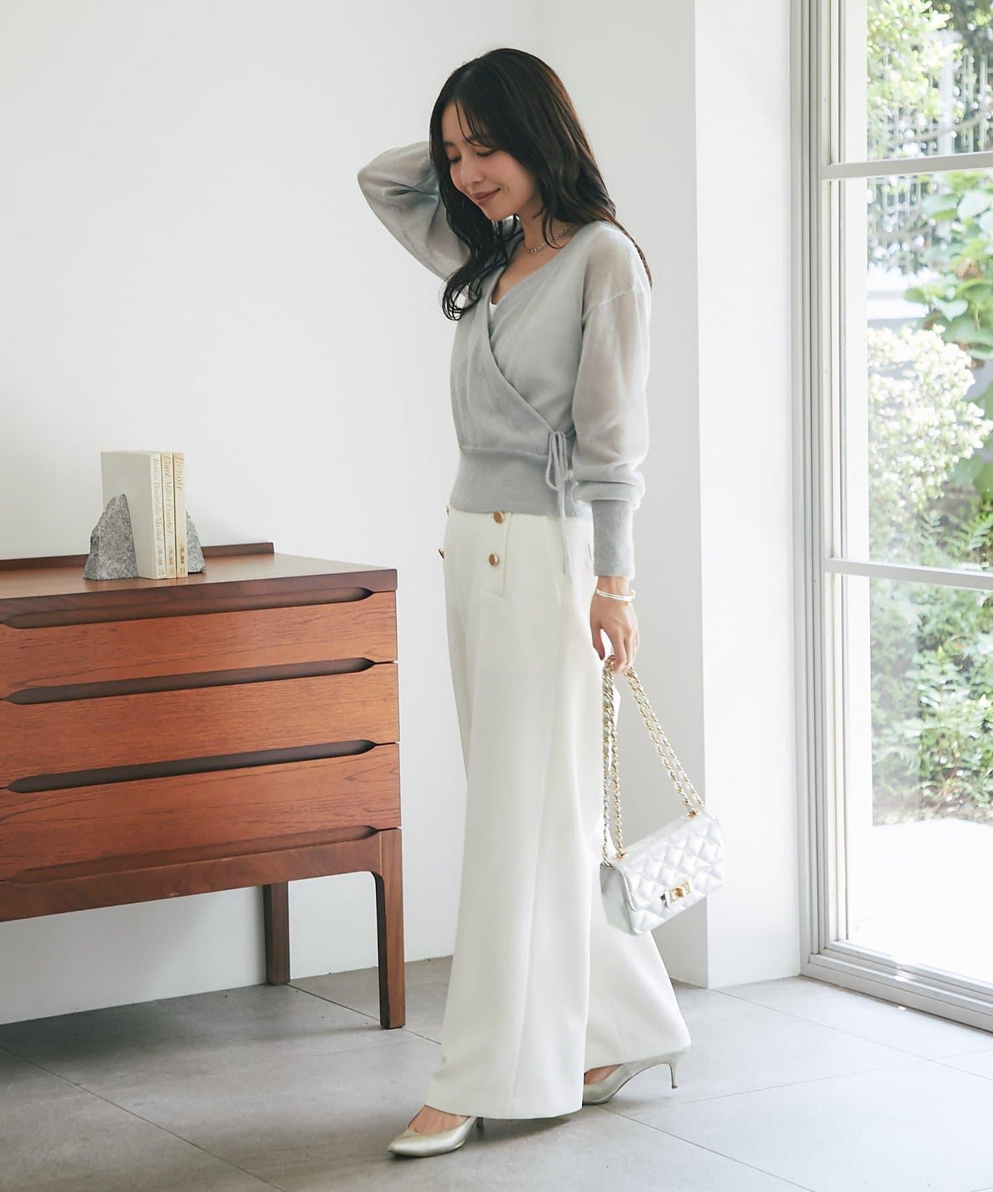 【La boutique BonBon】亮絲馬海毛可前後兩穿針織衫