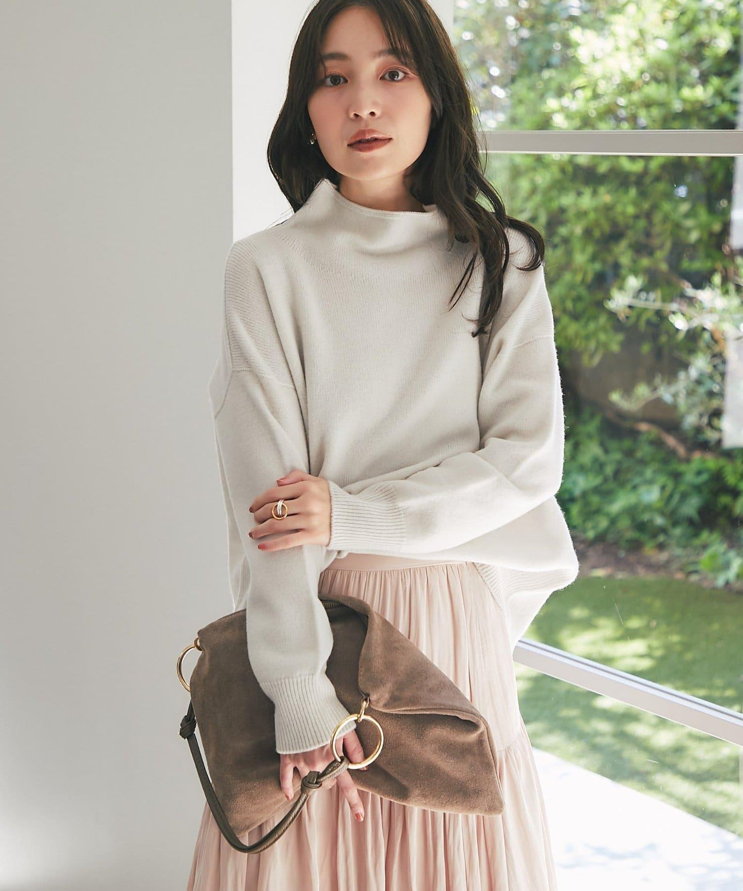 100%羊毛高領針織衫