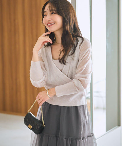 【La boutique BonBon】亮絲馬海毛可前後兩穿針織衫