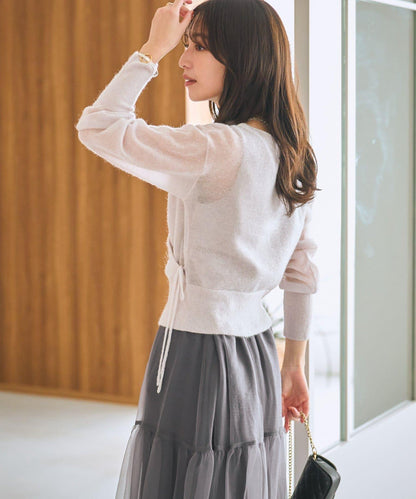 【La boutique BonBon】亮絲馬海毛可前後兩穿針織衫