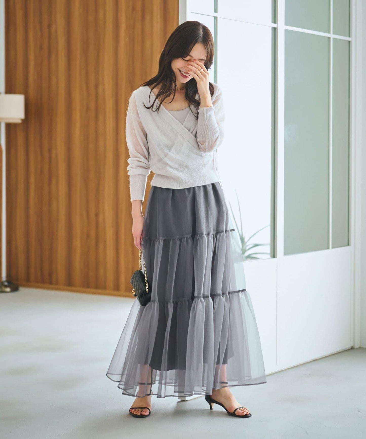 【La boutique BonBon】亮絲馬海毛可前後兩穿針織衫