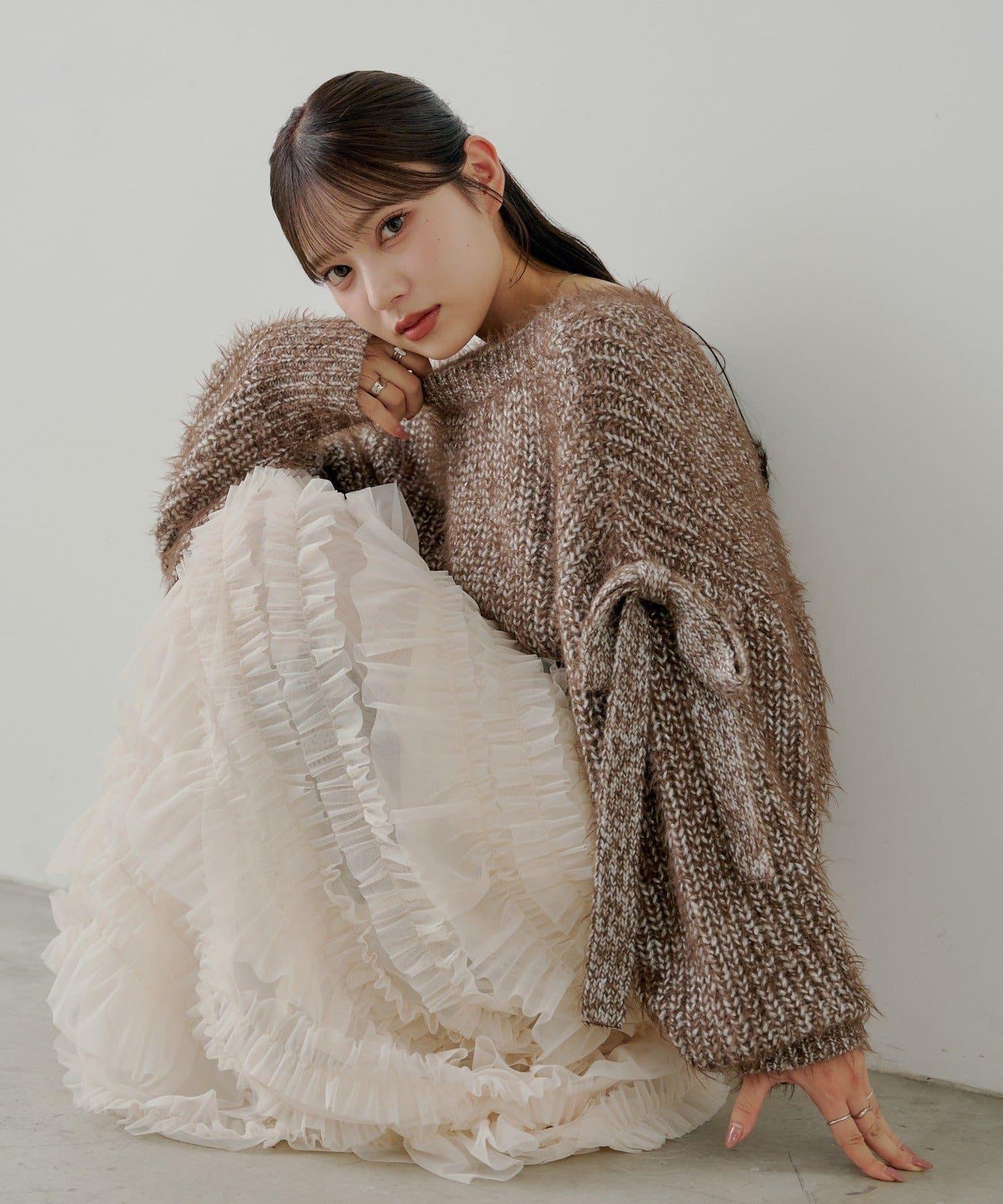 【SALON by Chico】蓬鬆網紗半身裙